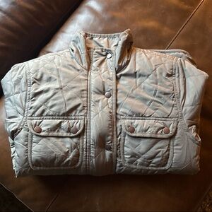 Harper Olive Quilted Puffer Jacket